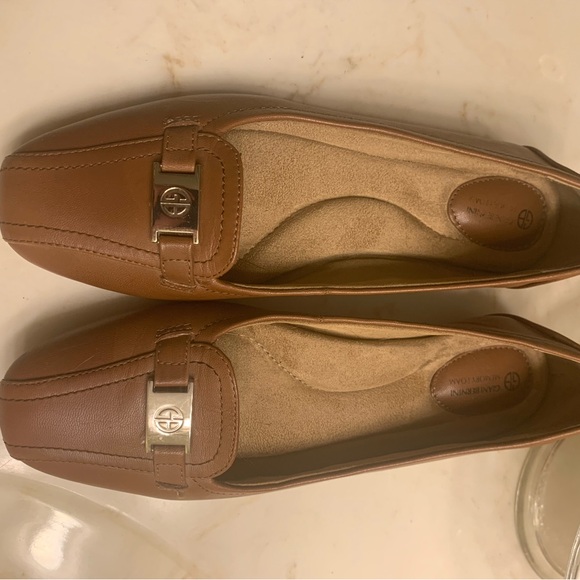 Giani Bernini Tan Leather Loafers - Picture 5 of 10